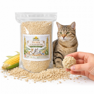 ZIARNEK ŻWIREK KUKURYDZIANY...